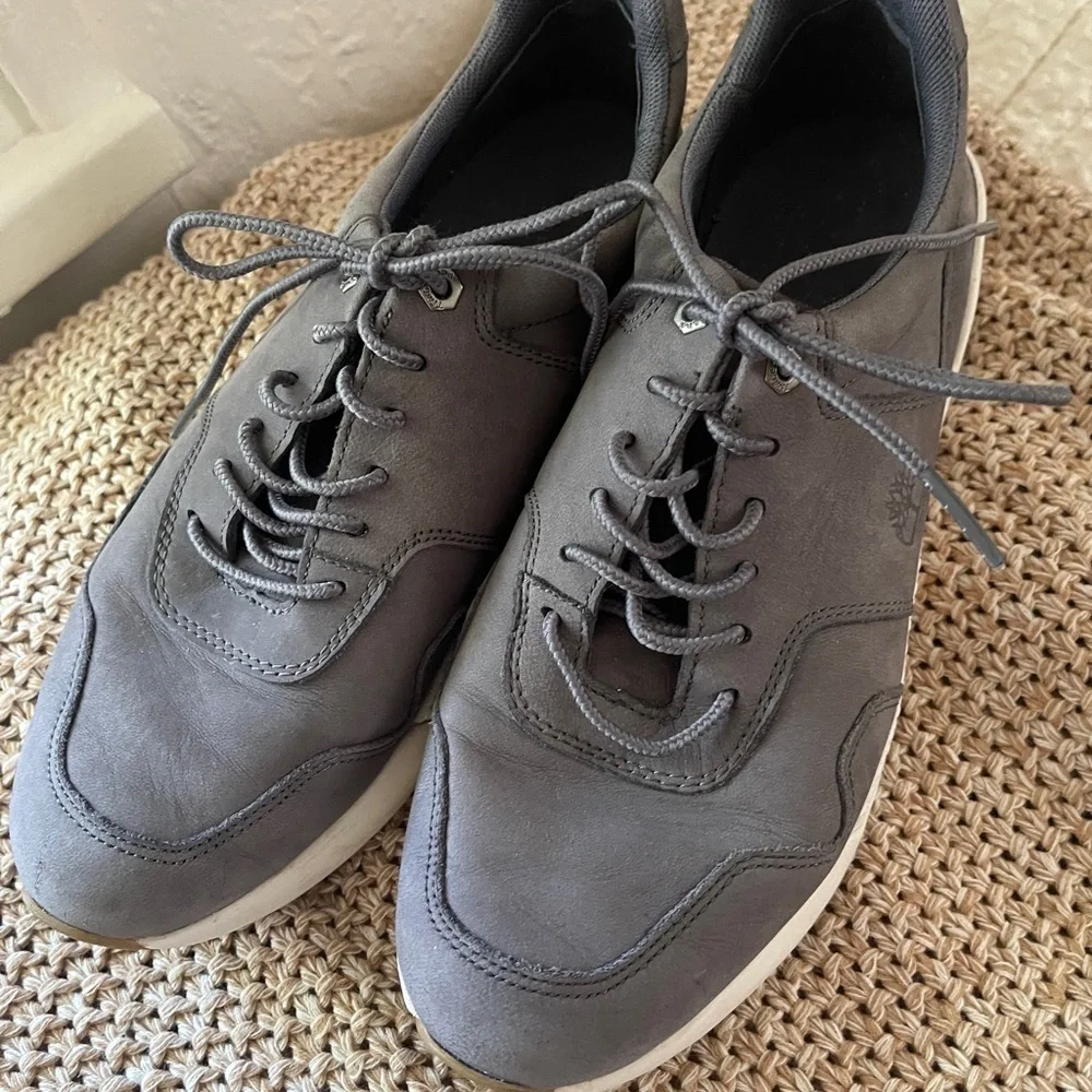 Womens Timberland Kiri Up Retro Sneakers Shoes Nubuck A1YMX A3219 Grey Size 7.5